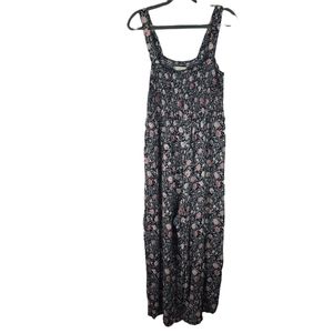 LOFT Sleeveless Floral Jumpsuit